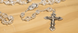 DOUBLE - CAPPED BOHEMIAN CRYSTAL ROSARY